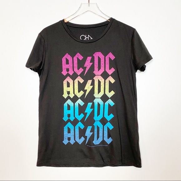 Chaser Tops - Chaser NWT ACDC Highway to Hell Graphic Tee Medium